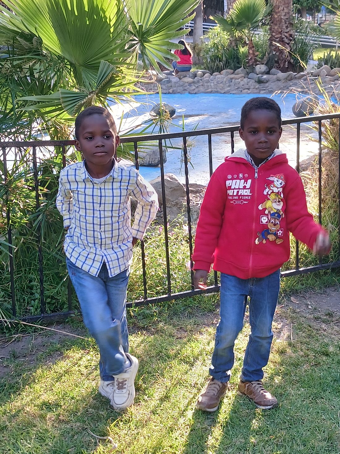 Two of our boys at the park
